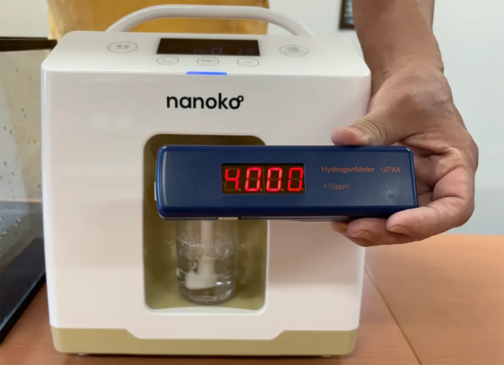 UPX4でnanoko300の水素濃度計測