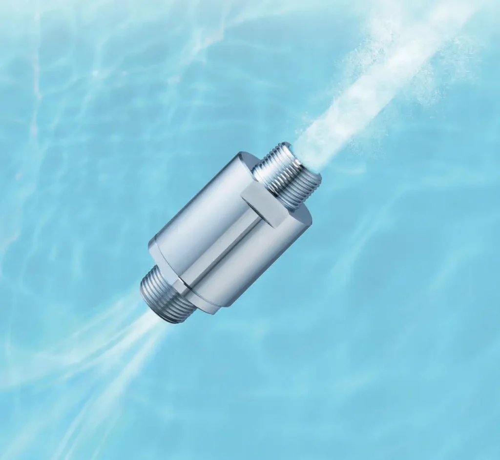 外気を取り込まず、水中の空気成分からUFBを生成するイメージ画像